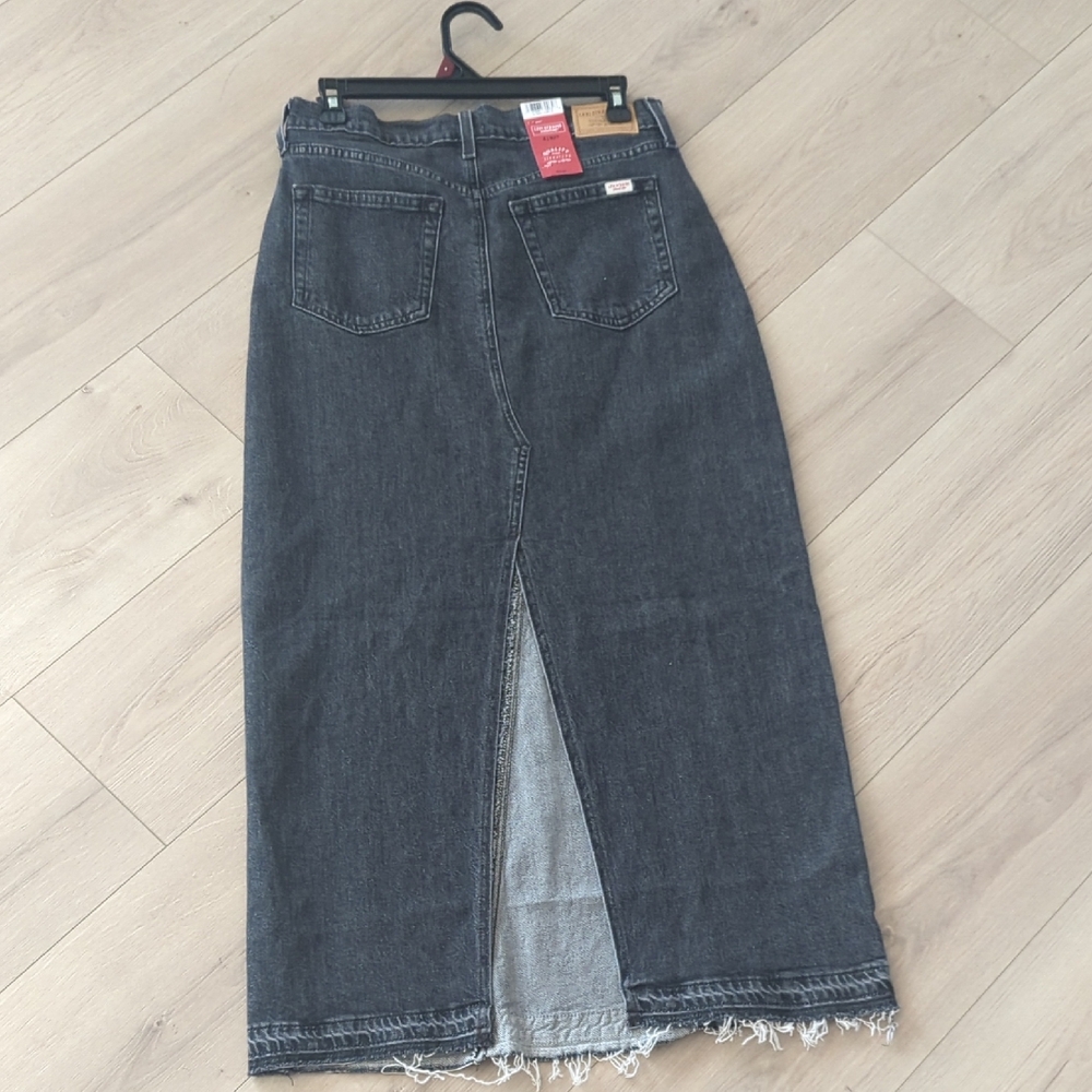 Levi's Black Maxi Pencil Skirt for Work - Picture 3 of 3